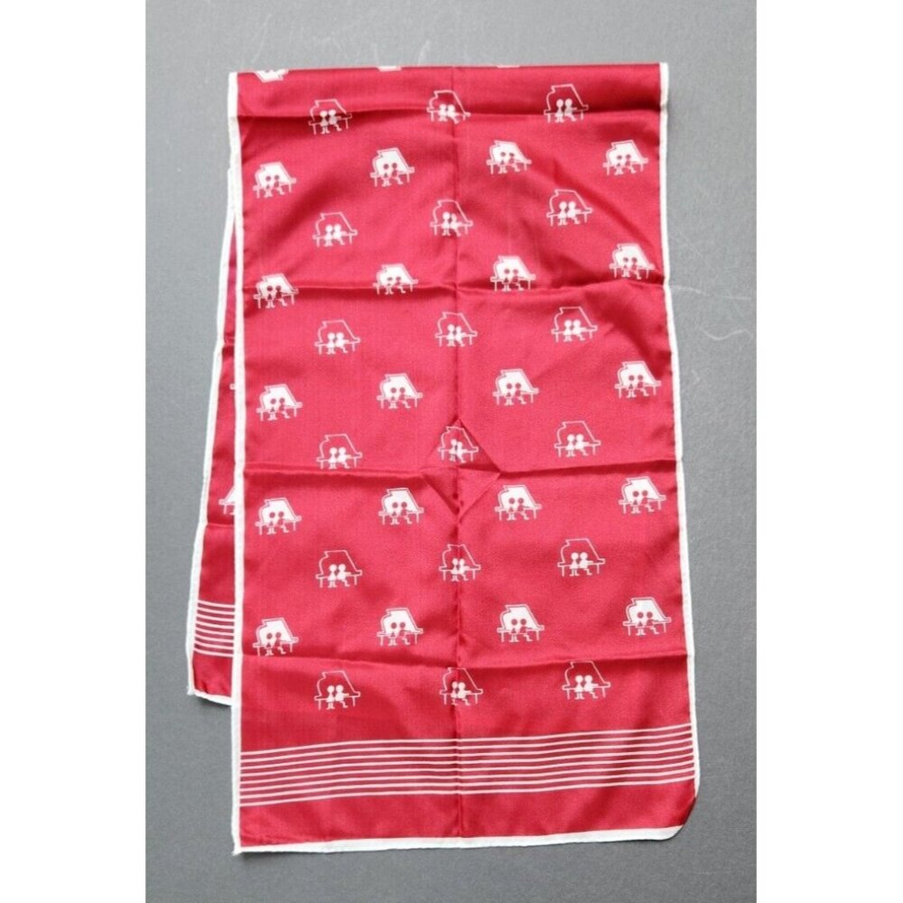 Piano Duet Women's Scarf Sash Tie Music Teacher Pianist